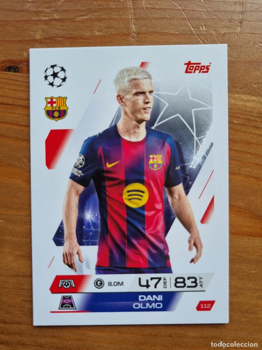 Cartes &agrave; collectionner de Football: 112 DANI OLMO (FC Barcelona). Match Attax 2025 2026 25 26 (Topps)