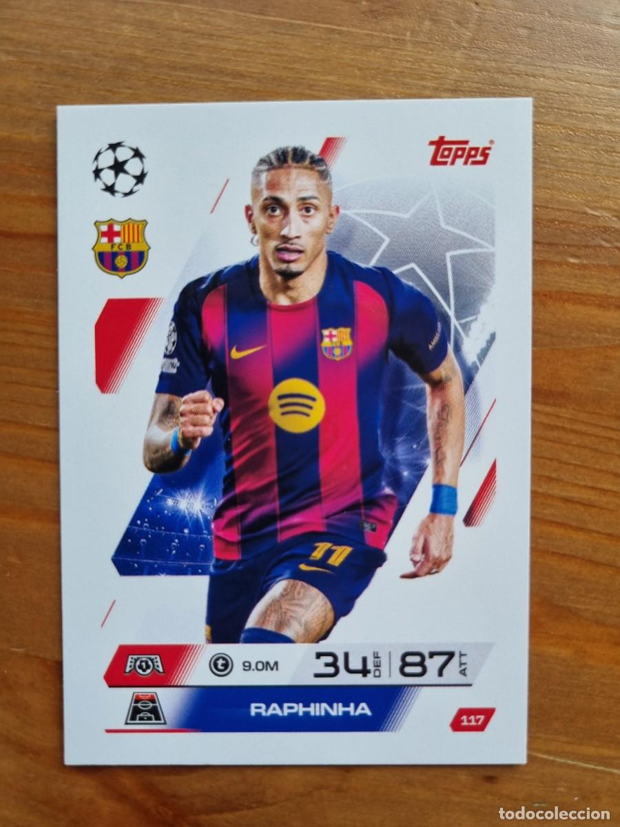 Cromos de Futebol: 117 RAPHINHA (FC Barcelona). Match Attax 2025 2026 25 26 (Topps)