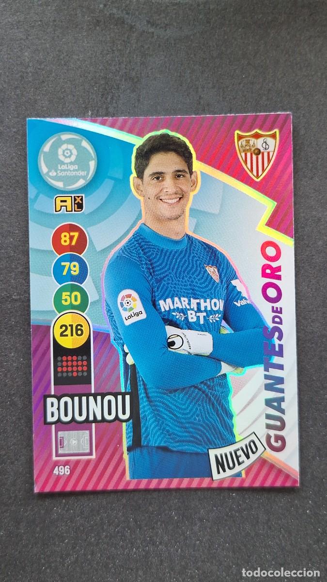 Cromos de Futebol: L1 BOUNOU SEVILLA F. C. 496 NUEVO GUANTES DE ORO PANINI ADRENALYN XL 2020 2021 20 21