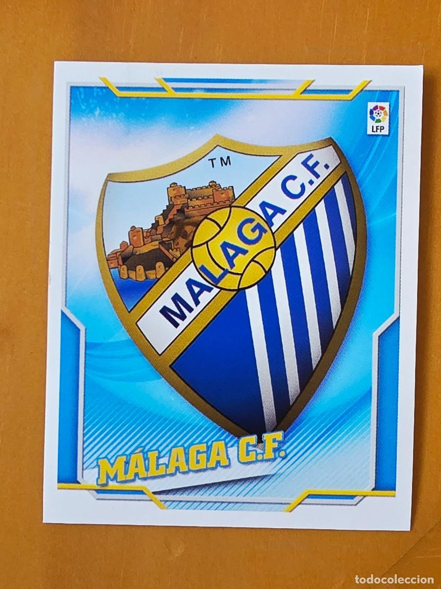 Cromos de Futebol: Escudo M&aacute;laga CF, Panini Ediciones Liga Este 2010 2011 10 11