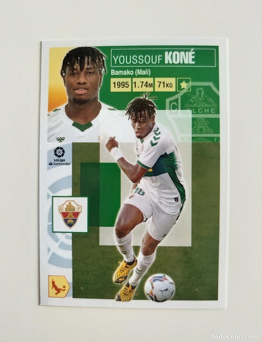 Cromos de Futebol: Kon&eacute; 9 BIS COLOCA SIN PEGAR NUNCA PEGADO Elche CF Liga Ediciones Este 20 21 / 2020 2021