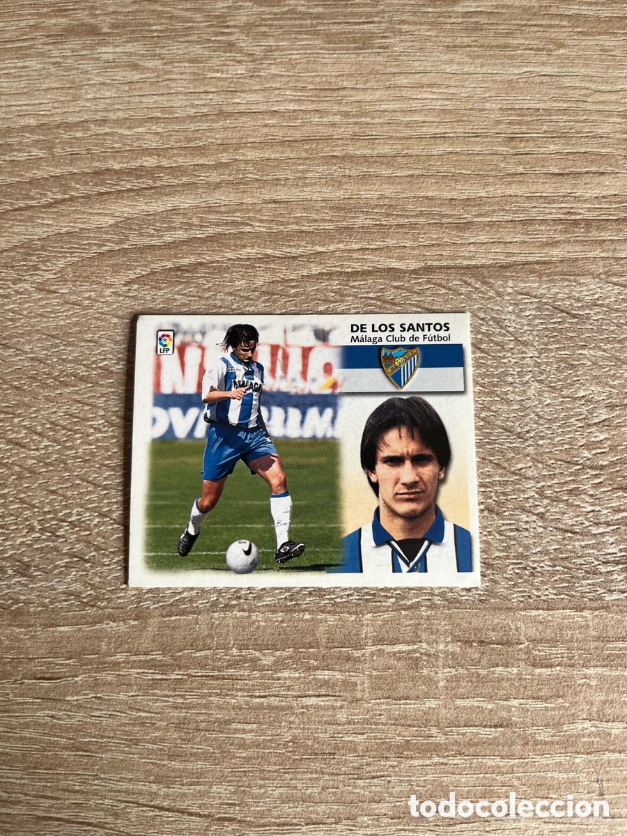 Cromos de f&uacute;tbol: DE LOS SANTOS LIGA ESTE EDICIONES ESTE 1999 2000 99 00 M&Aacute;LAGA