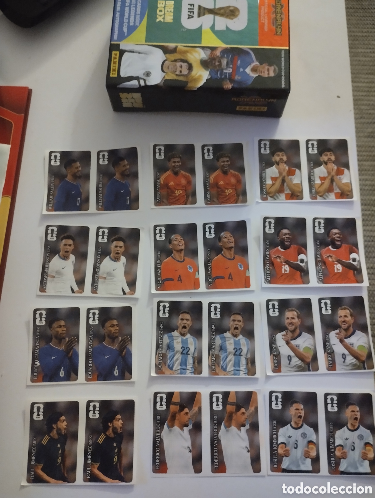 Cromos de f&uacute;tbol: 2 Lotes completo 24 cromos de Cocacola Panini