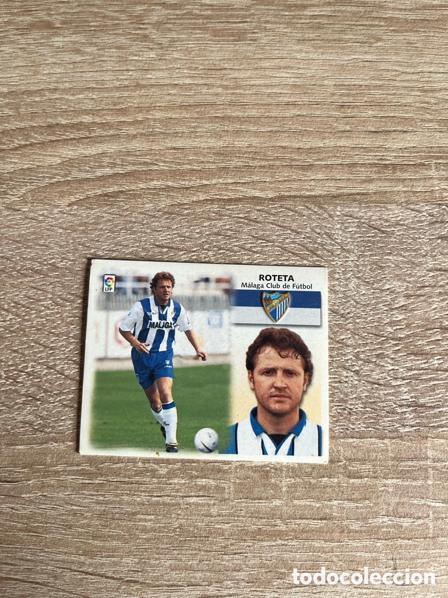 Cromos de f&uacute;tbol: ROTETA LIGA ESTE EDICIONES ESTE 1999 2000 99 00 M&Aacute;LAGA