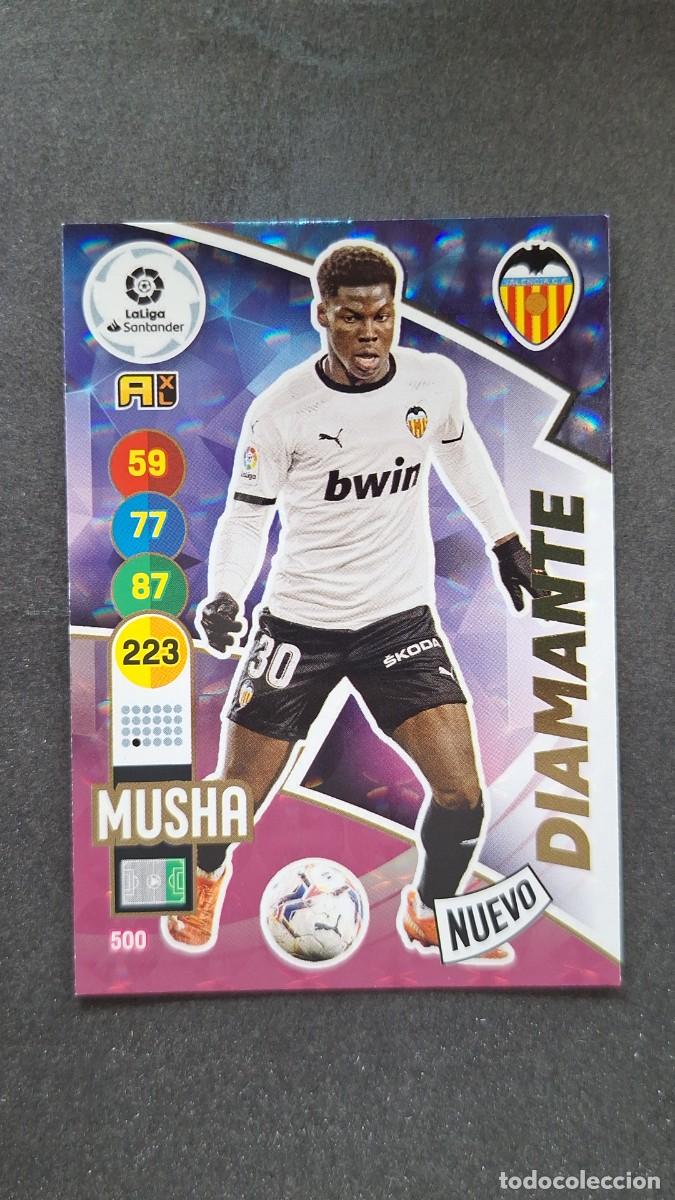 Cromos de f&uacute;tbol: L1 MUSHA VALENCIA C. F. 500 NUEVO DIAMANTE PANINI ADRENALYN XL 2020 2021 20 21