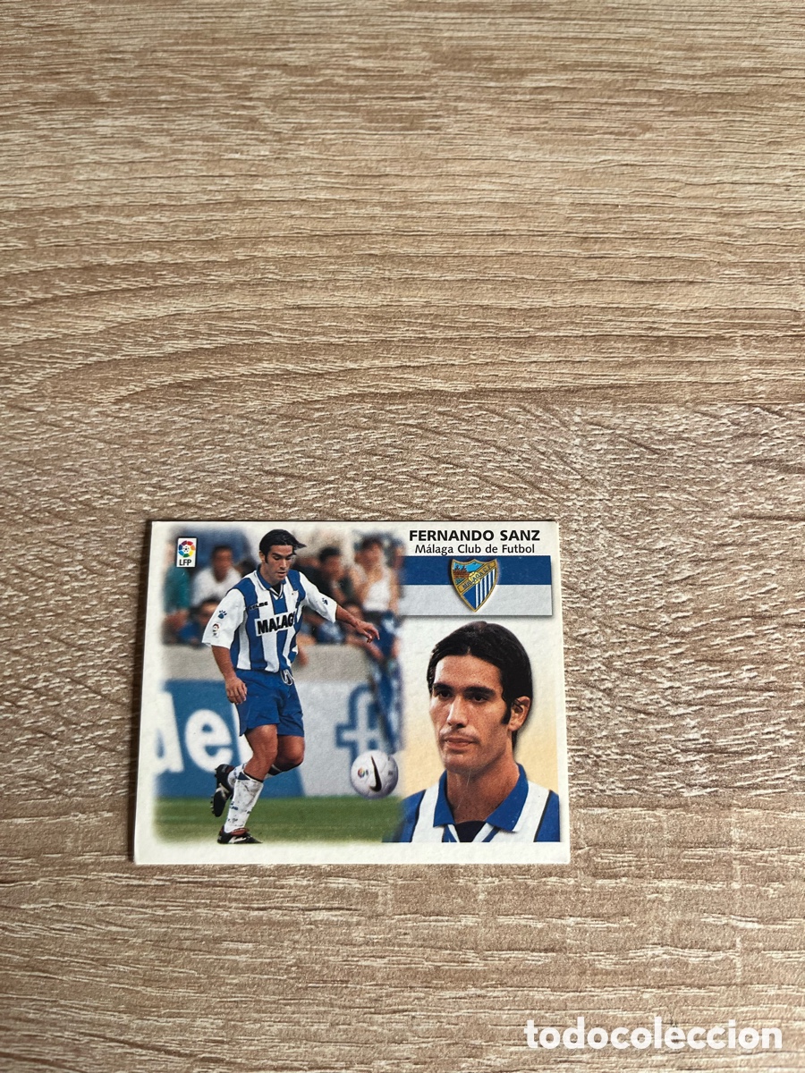 Cromos de f&uacute;tbol: FERNANDO SANZ LIGA ESTE EDICIONES ESTE 1999 2000 99 00 M&Aacute;LAGA