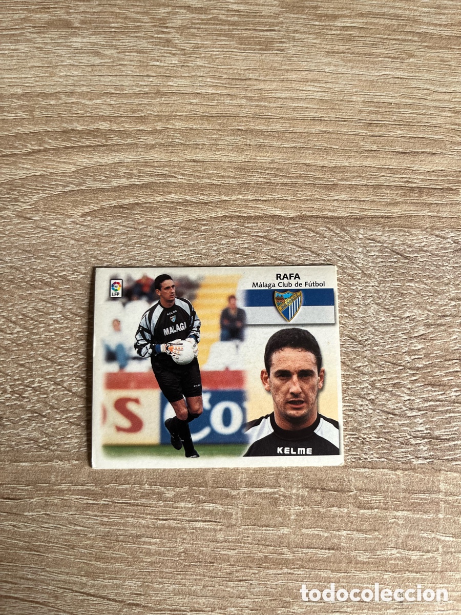 Cromos de f&uacute;tbol: RAFA LIGA ESTE EDICIONES ESTE 1999 2000 99 00 M&Aacute;LAGA