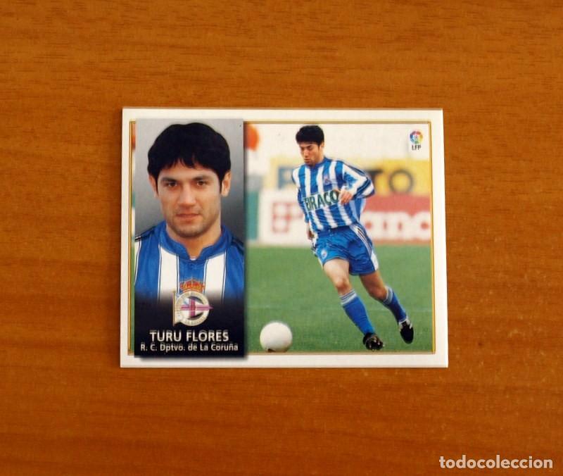 Cromos de f&uacute;tbol: Deportivo La Coru&ntilde;a - Turu Flores - Ediciones Este Liga 1998-1999, 98-99 - Nunca pegado