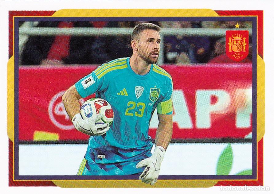 Cromos de f&uacute;tbol: SELECCI&Oacute;N DE ESPA&Ntilde;A 2026 CARREFOUR N&ordm; 6 UNAI SIM&Oacute;N (M-18)