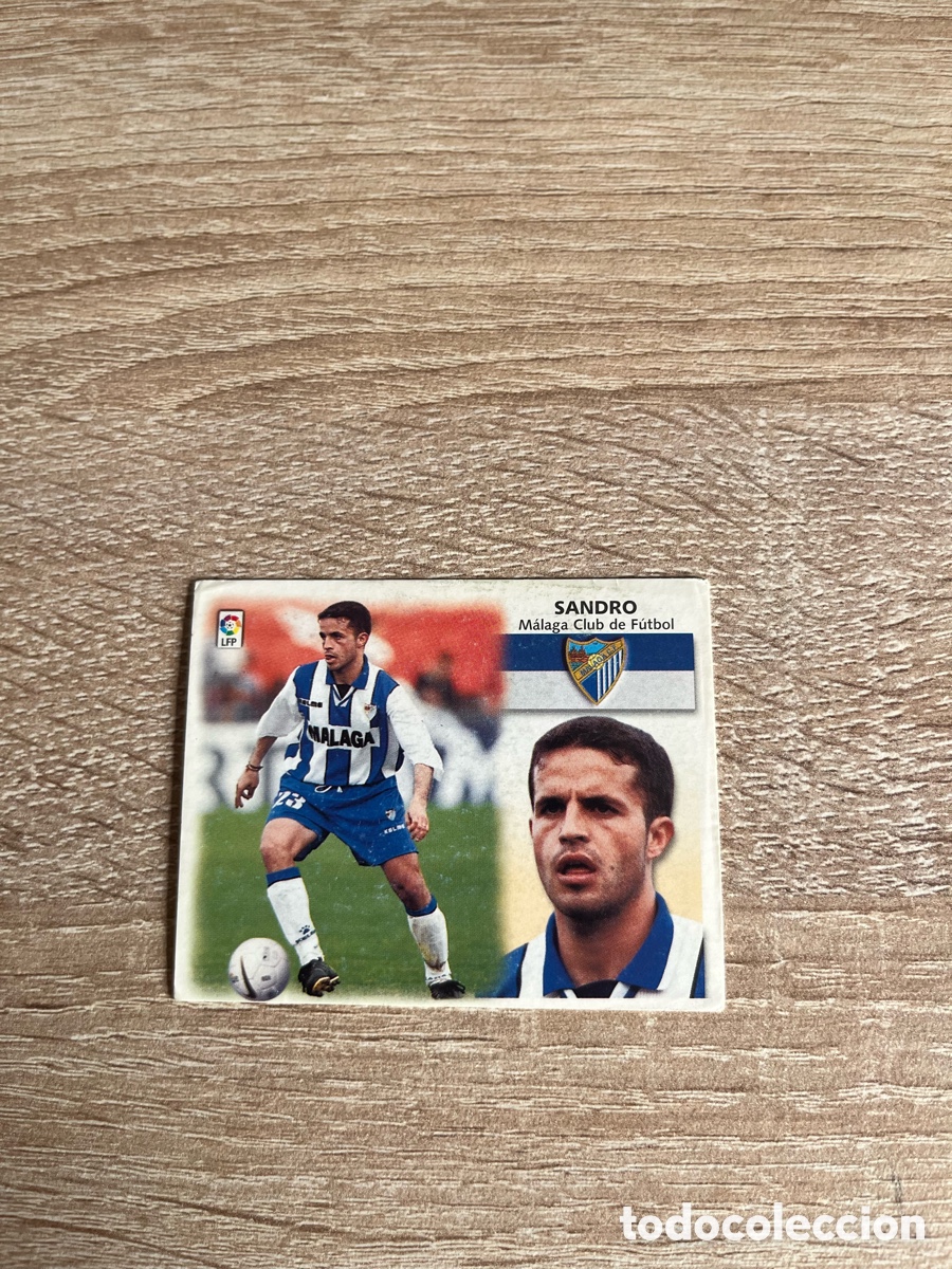 Cromos de f&uacute;tbol: SANDRO LIGA ESTE EDICIONES ESTE 1999 2000 99 00 M&Aacute;LAGA