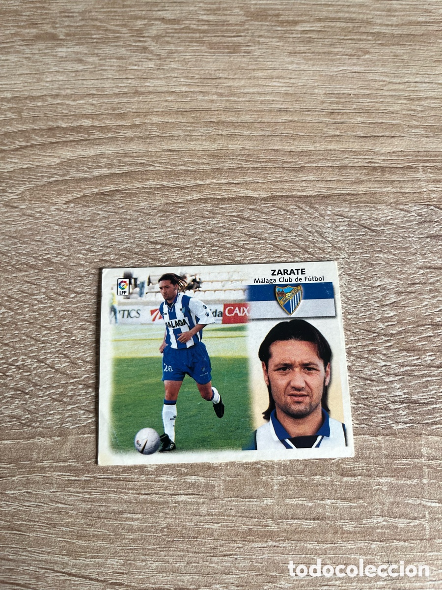 Cromos de f&uacute;tbol: ZARATE LIGA ESTE EDICIONES ESTE 1999 2000 99 00 M&Aacute;LAGA