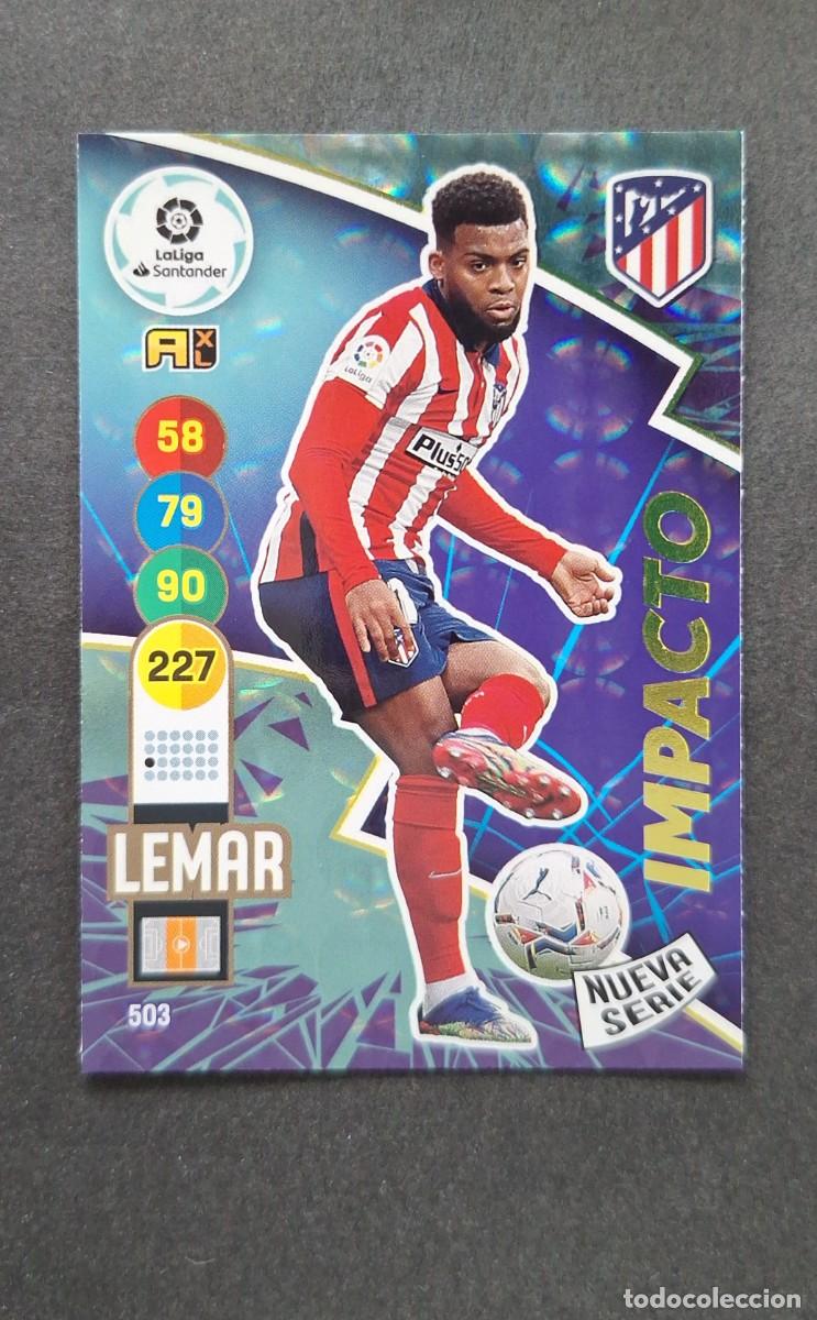 Cromos de f&uacute;tbol: L1 LEMAR ATLETICO DE MADRID 503 NUEVA SERIE IMPACTO PANINI ADRENALYN XL 2020 2021 20 21