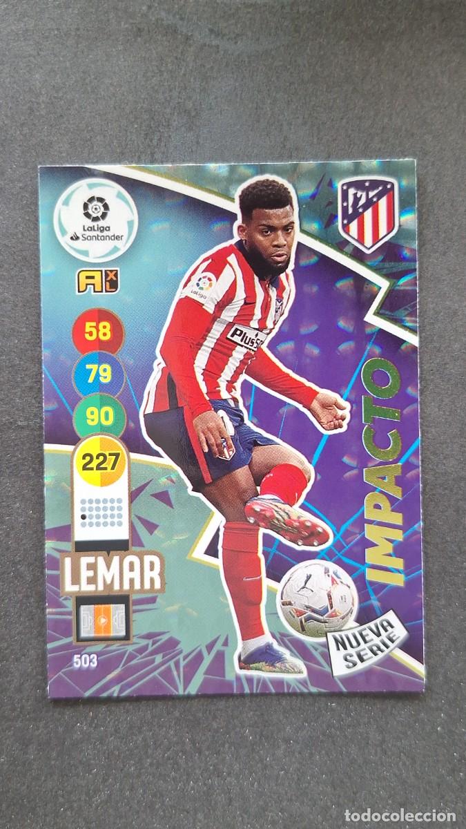 Cromos de f&uacute;tbol: L1 LEMAR ATLETICO DE MADRID 503 NUEVA SERIE IMPACTO PANINI ADRENALYN XL 2020 2021 20 21