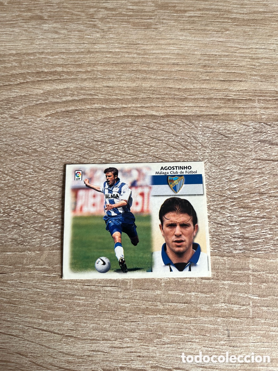 Cromos de f&uacute;tbol: AGOSTINHO LIGA ESTE EDICIONES ESTE 1999 2000 99 00 M&Aacute;LAGA