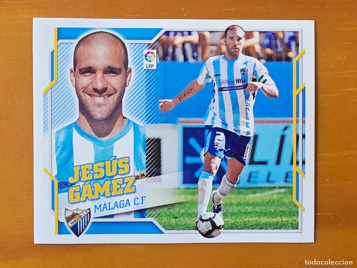 Cromos de Futebol: 3 Jes&uacute;s G&aacute;mez, M&aacute;laga CF, Panini Ediciones Liga Este 2010 2011 10 11