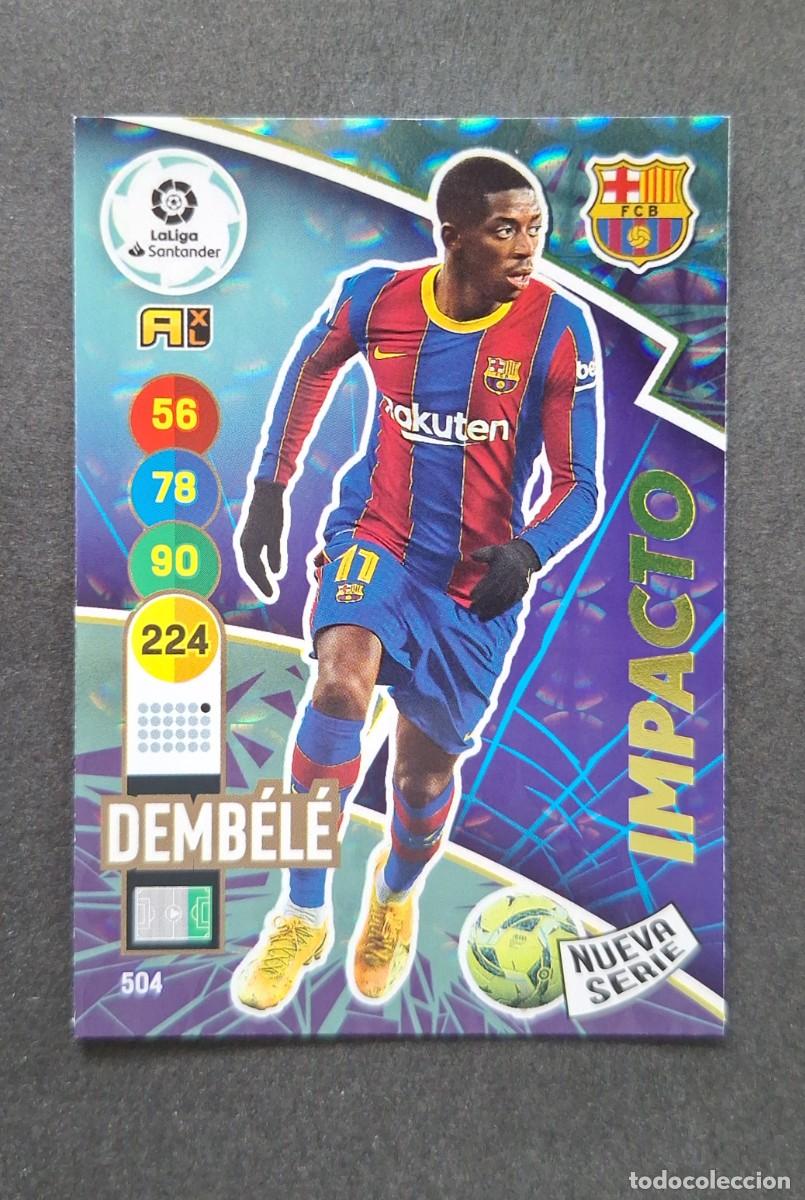Cromos de Futebol: L1 DEMBELE F. C. BARCELONA 504 NUEVA SERIE IMPACTO PANINI ADRENALYN XL 2020 2021 20 21