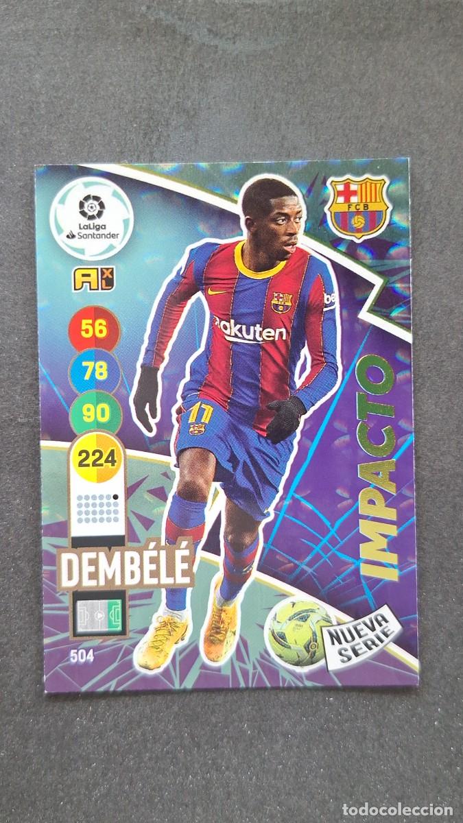 Cromos de Futebol: L1 DEMBELE F. C. BARCELONA 504 NUEVA SERIE IMPACTO PANINI ADRENALYN XL 2020 2021 20 21