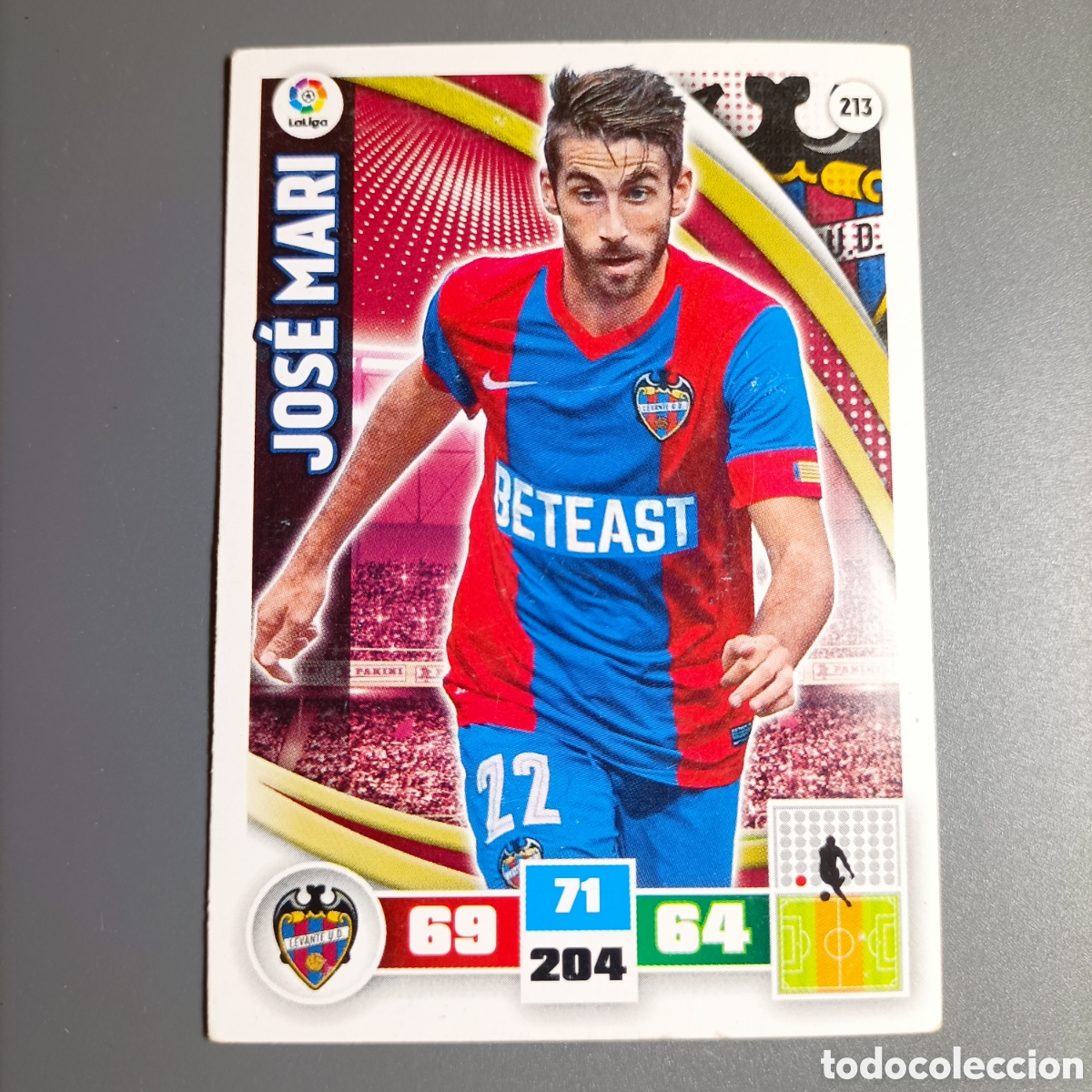 Cromos de Futebol: ADRENALYN. LIGA 2015-2016 (LEVANTE) №213 JOS&Eacute; MARI