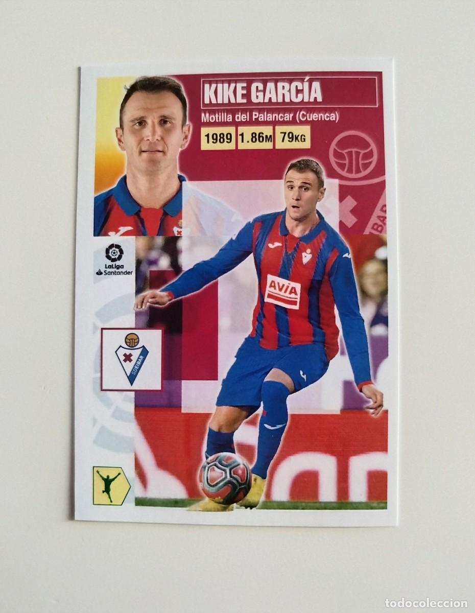 Cromos de f&uacute;tbol: Kike Garc&iacute;a 18 SIN PEGAR NUNCA PEGADO SD Eibar Liga Ediciones Este 20 21 / 2020 2021
