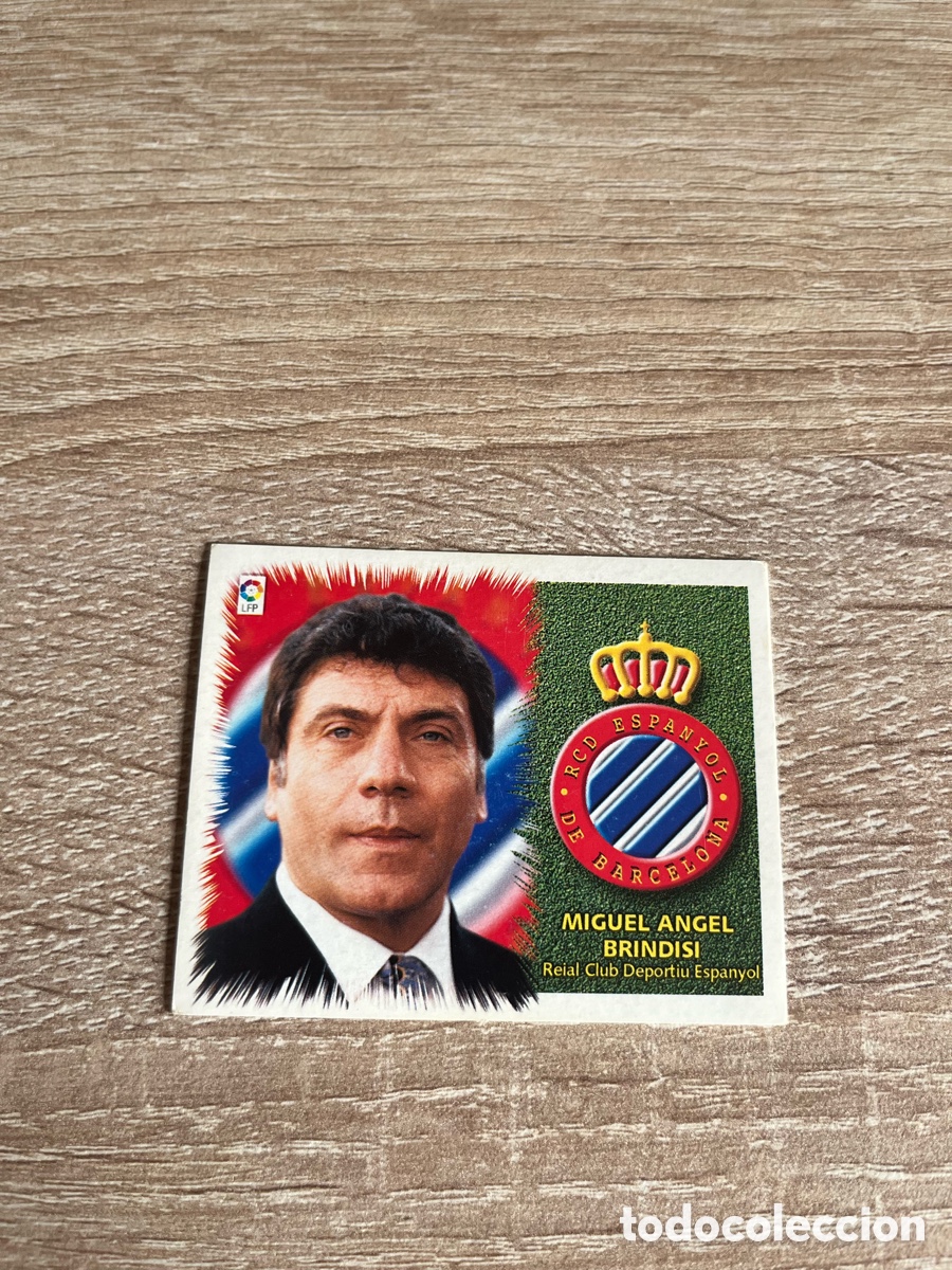 Cromos de f&uacute;tbol: MIGUEL ANGEL BRINDISI LIGA ESTE EDICIONES ESTE 1999 2000 99 00 ESPA&Ntilde;OL ESPANYOL