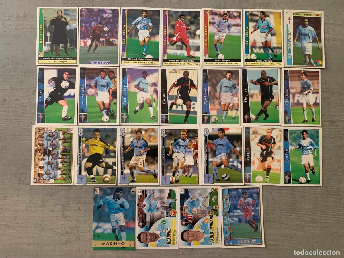 Cromos de f&uacute;tbol: LOTE DE CROMOS DE FUTBOL DEL CELTA DE VIGO