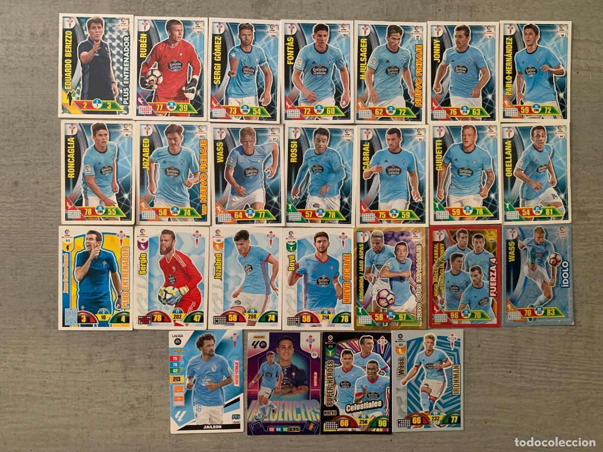 Cromos de f&uacute;tbol: LOTE DE CROMOS DE FUTBOL DEL CELTA DE VIGO