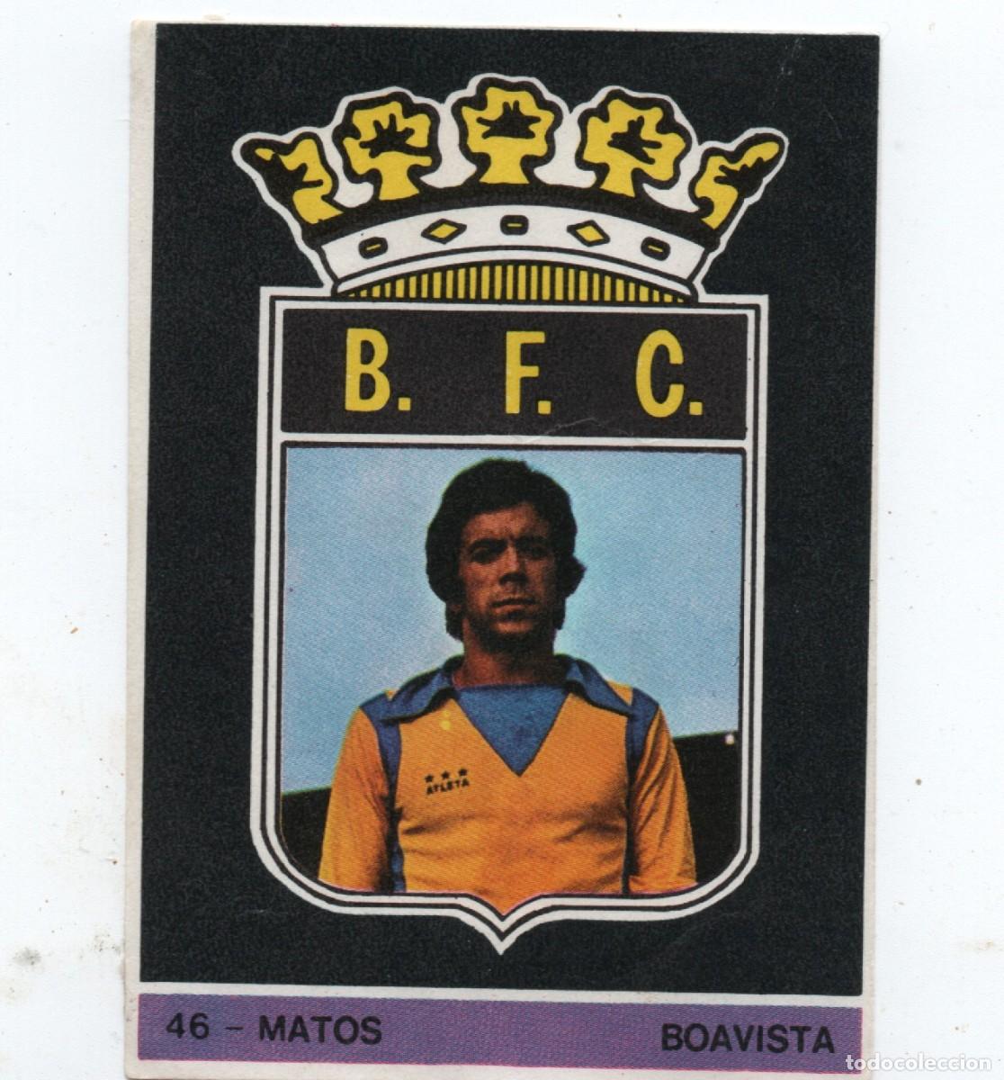 Cromos de Futebol: PORTUGAL OLD FOOTBALL STICKER # 46 MATOS, BOAVISTA, NORMAL CONDITION