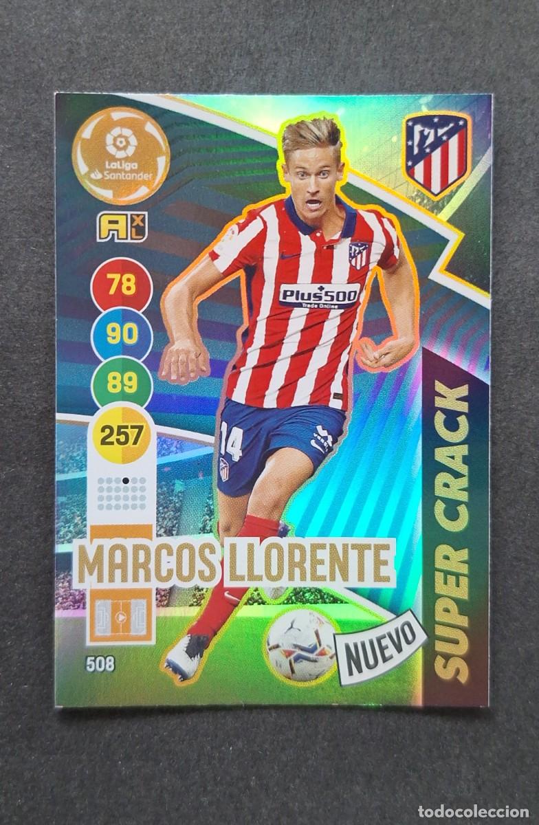 Cromos de f&uacute;tbol: L1 MARCOS LLORENTE ATLETICO DE MADRID 508 NUEVO SUPER CRACK PANINI ADRENALYN XL 2020 2021 20 21