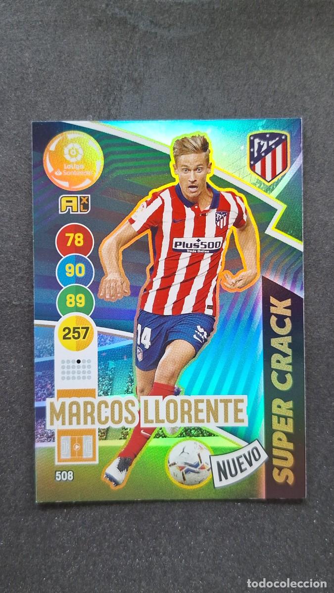 Cromos de f&uacute;tbol: L1 MARCOS LLORENTE ATLETICO DE MADRID 508 NUEVO SUPER CRACK PANINI ADRENALYN XL 2020 2021 20 21