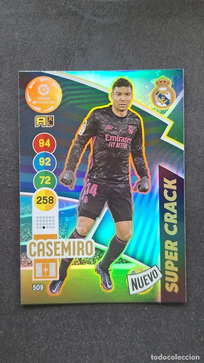 Cromos de f&uacute;tbol: L1 CASEMIRO REAL MADRID 509 NUEVO SUPER CRACK PANINI ADRENALYN XL 2020 2021 20 21