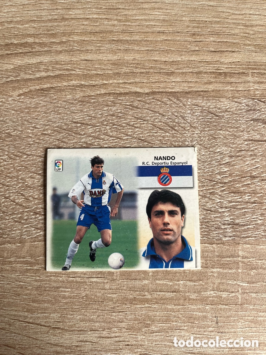 Cromos de f&uacute;tbol: NANDO LIGA ESTE EDICIONES ESTE 1999 2000 99 00 ESPA&Ntilde;OL ESPANYOL