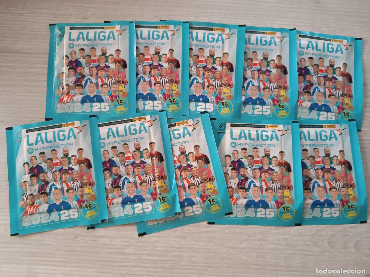 Football Stickers: LOTE DE 10 SOBRES SIN ABRIR LIGA HYPERMOTION 2024 2025 24 25