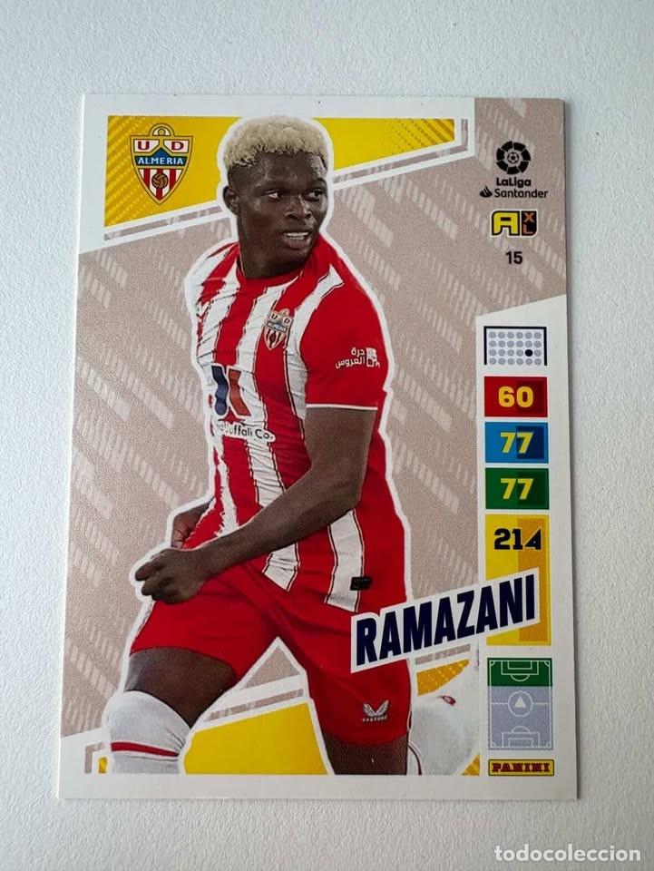 Cromos de f&uacute;tbol: Ramazani Almer&iacute;a 15 Adrenalyn 2022-23
