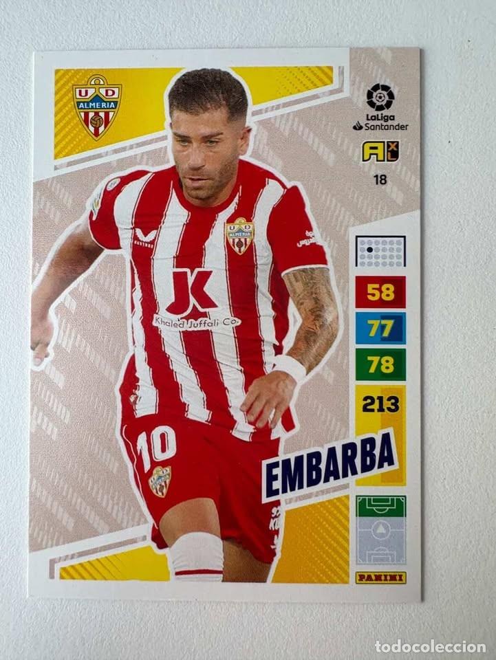 Cromos de f&uacute;tbol: Embarba Almer&iacute;a 18 Adrenalyn 2022-23