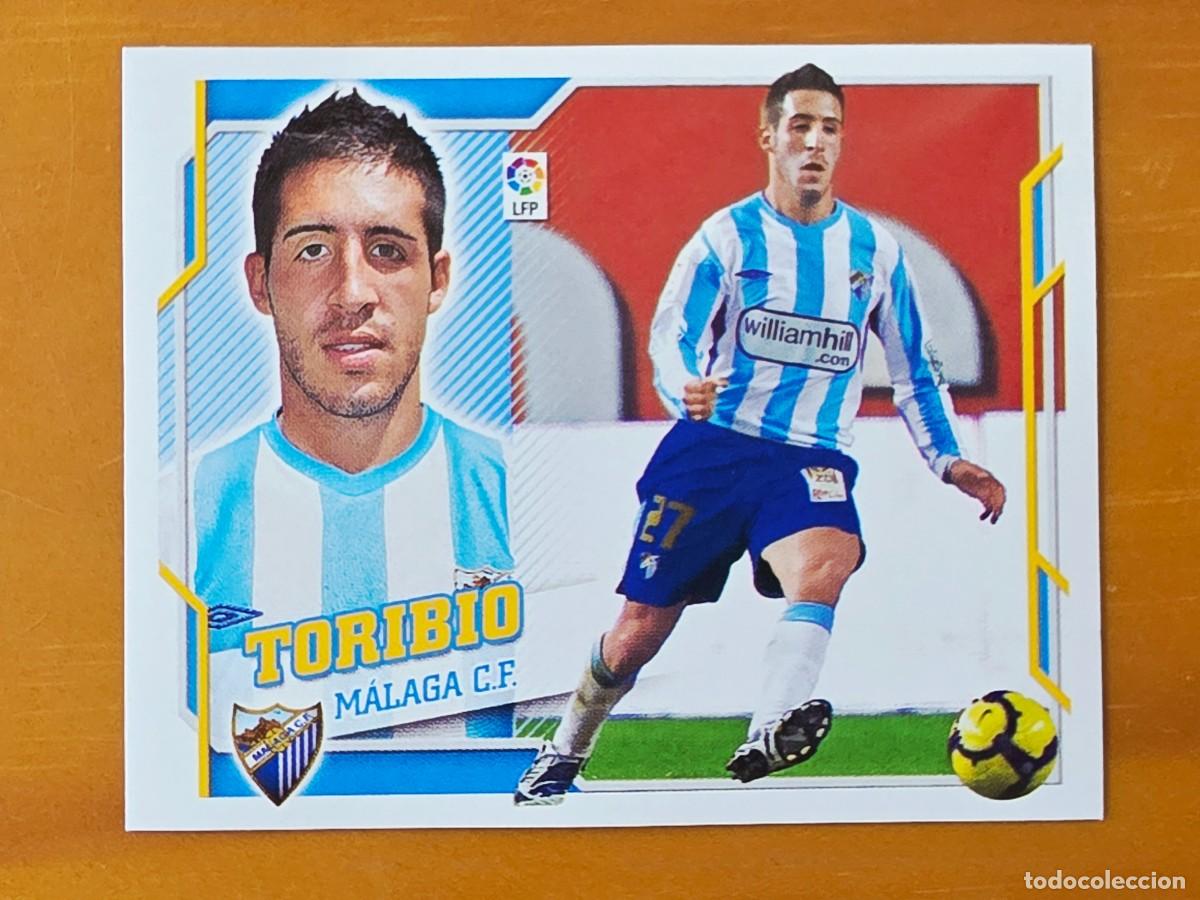 Cromos de f&uacute;tbol: 10 Toribio, M&aacute;laga CF, Panini Ediciones Liga Este 2010 2011 10 11