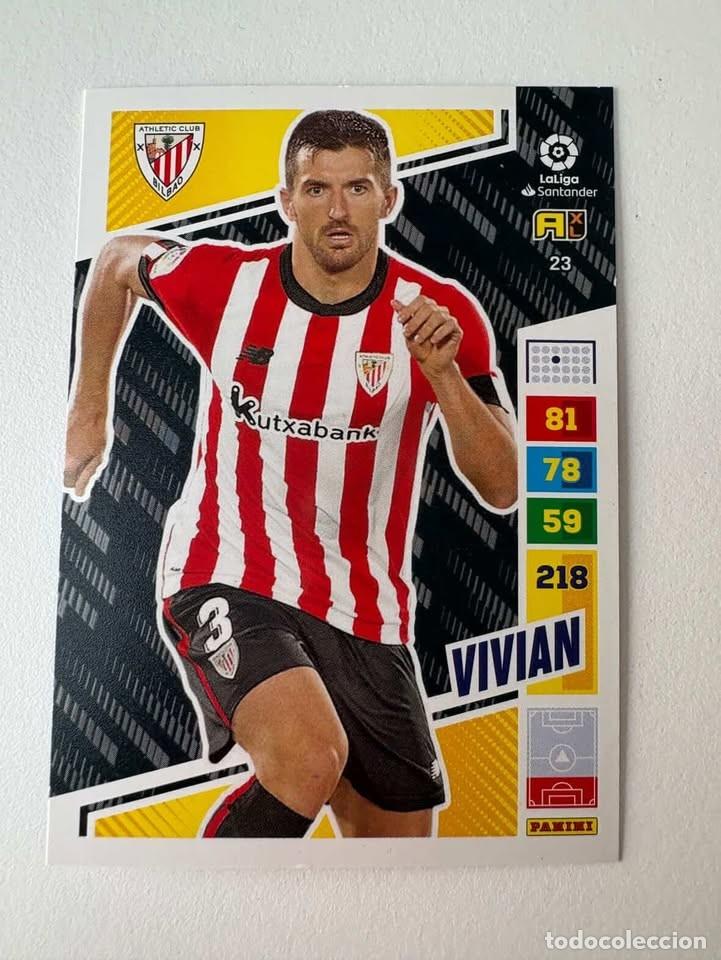 Cromos de f&uacute;tbol: Vivian Athletic Club de Bilbao 23 Adrenalyn 2022-23