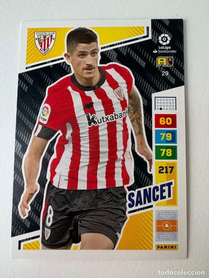Cromos de f&uacute;tbol: Sancet Athletic Club de Bilbao 29 Adrenalyn 2022-23