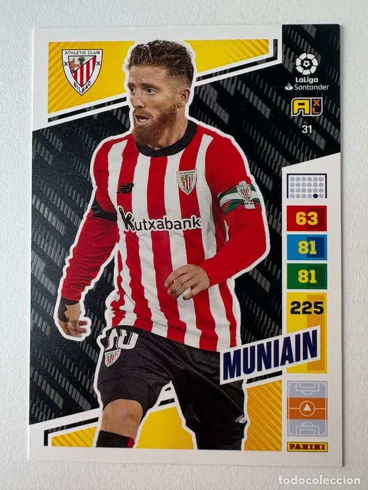 Cromos de f&uacute;tbol: Muniain Athletic Club de Bilbao 31 Adrenalyn 2022-23