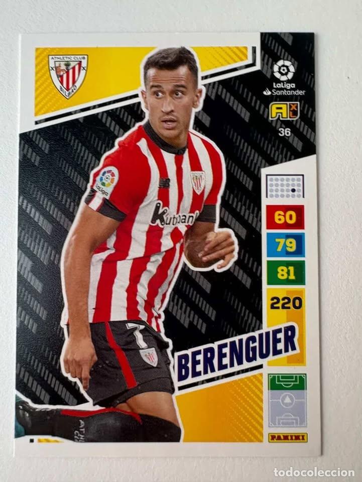 Cromos de f&uacute;tbol: Berenguer Athletic Club de Bilbao 36 Adrenalyn 2022-23