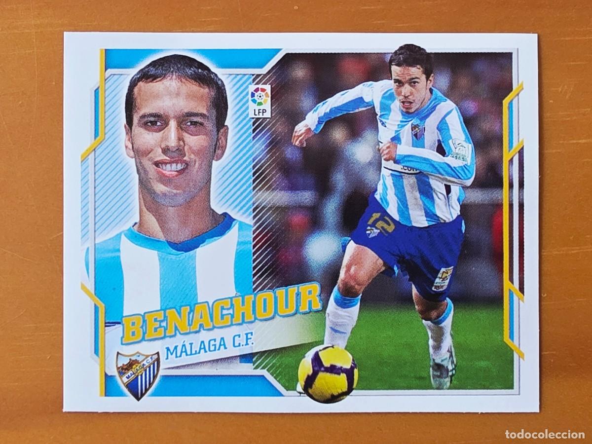 Cromos de f&uacute;tbol: 11 B Benachour, M&aacute;laga CF, Panini Ediciones Liga Este 2010 2011 10 11