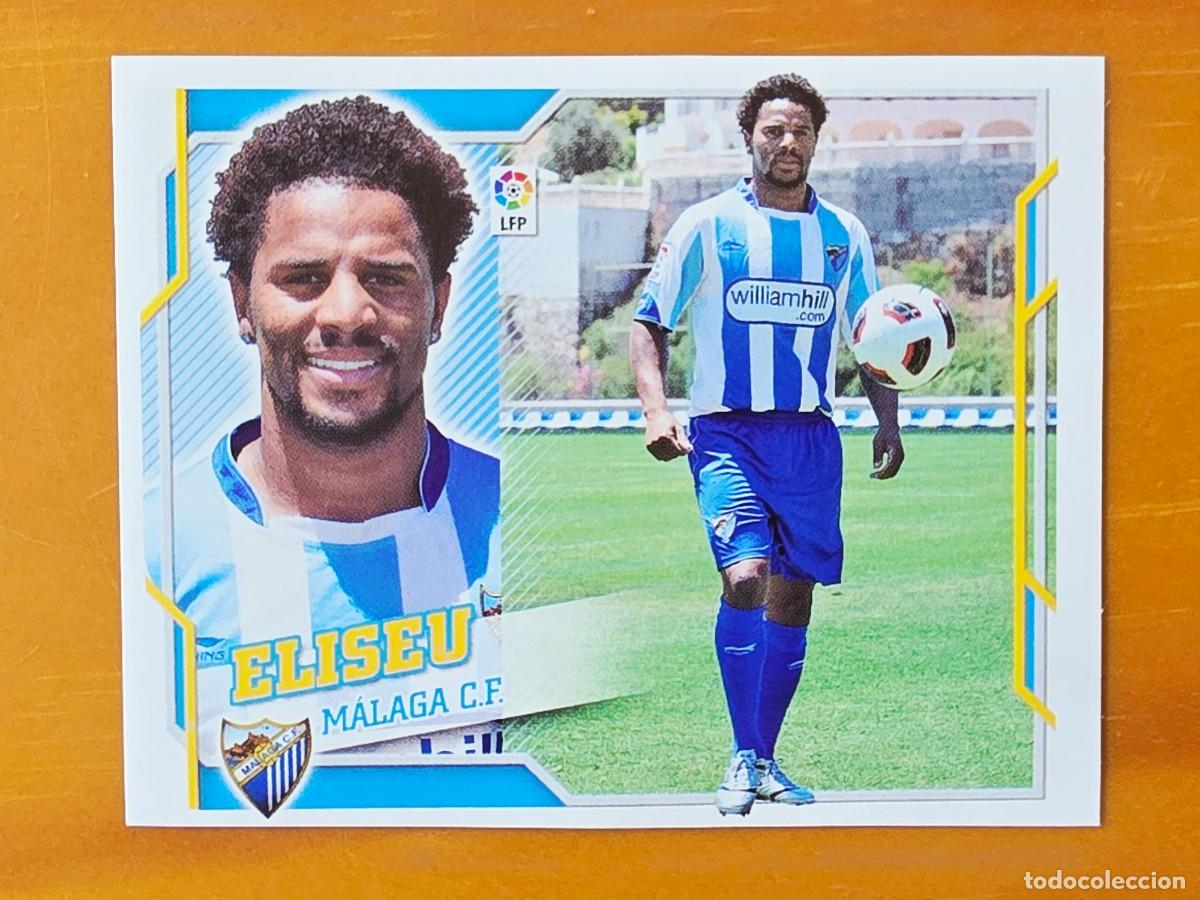 Cromos de f&uacute;tbol: 12 Eliseu, M&aacute;laga CF, Panini Ediciones Liga Este 2010 2011 10 11