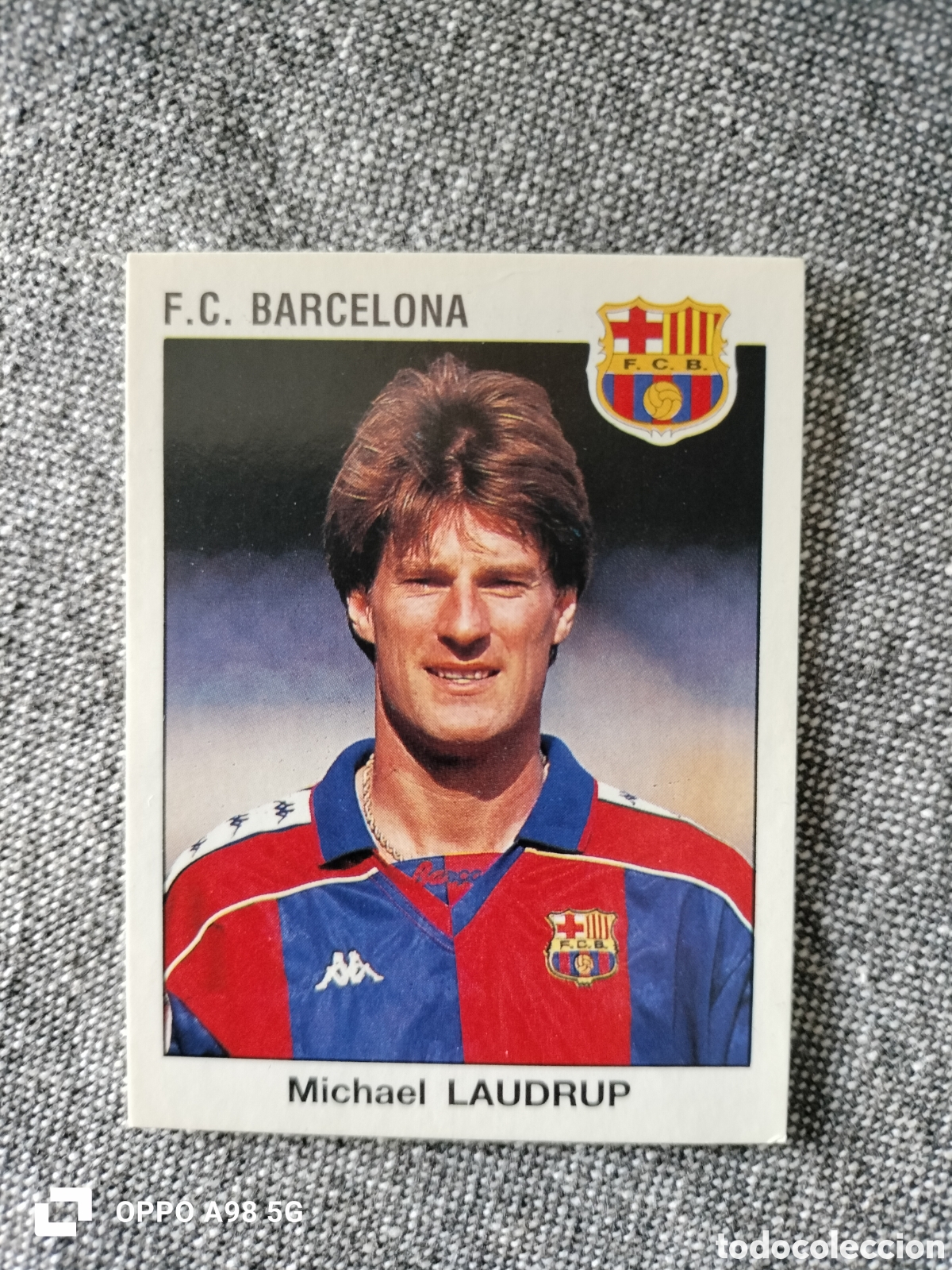 Cromos de f&uacute;tbol: Cromo 87 Laudrup Barcelona la liga de las estrellas 93 94 1993 1994 Panini