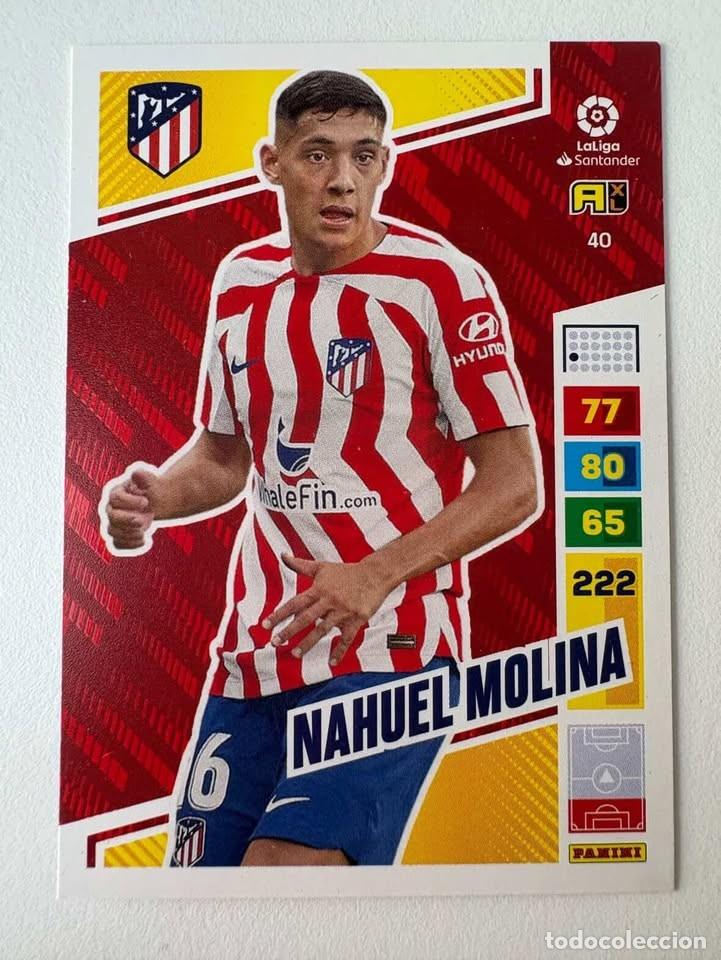 Fu&szlig;ball-Sticker: Nahuel Molina Atl&eacute;tico de Madrid 40 Adrenalyn 2022-23