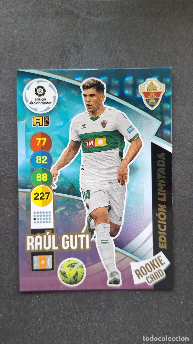 Fu&szlig;ball-Sticker: L1 RAUL GUTI ELCHE C. F. EDICION LIMITADA ROOKIE CARD PANINI ADRENALYN XL 2020 2021 20 21