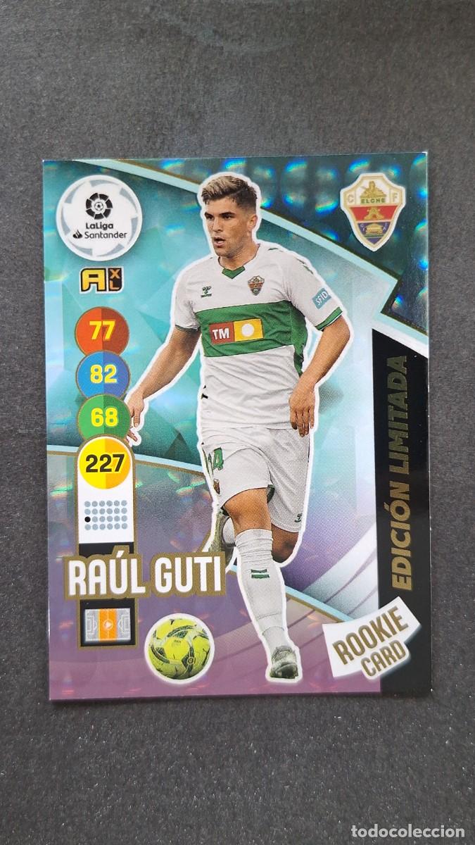 Cromos de f&uacute;tbol: L1 RAUL GUTI ELCHE C. F. EDICION LIMITADA ROOKIE CARD PANINI ADRENALYN XL 2020 2021 20 21
