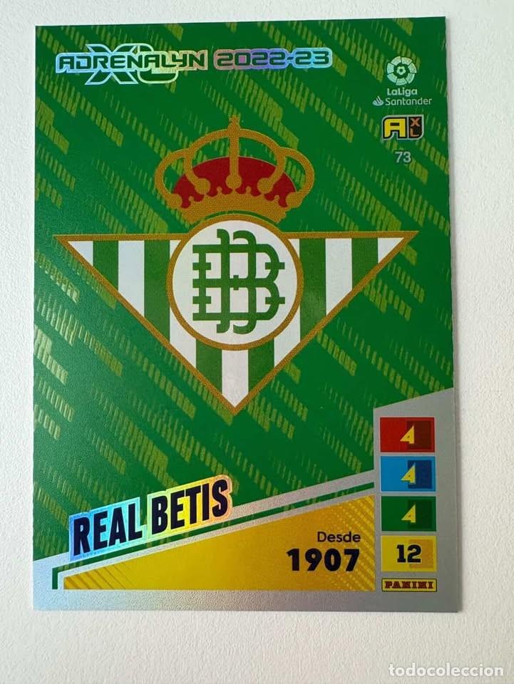 Fu&szlig;ball-Sticker: Escudo Betis 73 Adrenalyn 2022-23