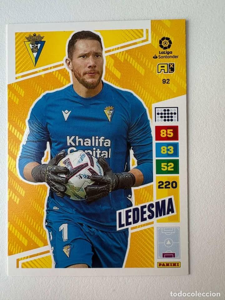 Cromos de f&uacute;tbol: Ledesma C&aacute;diz 92 Adrenalyn 2022-23