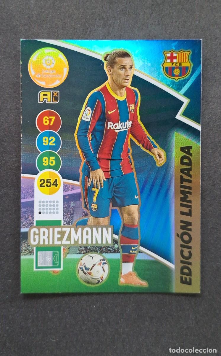 Cromos de f&uacute;tbol: L1 GRIEZMANN F. C. BARCELONA EDICION LIMITADA PANINI ADRENALYN XL 2020 2021 20 21