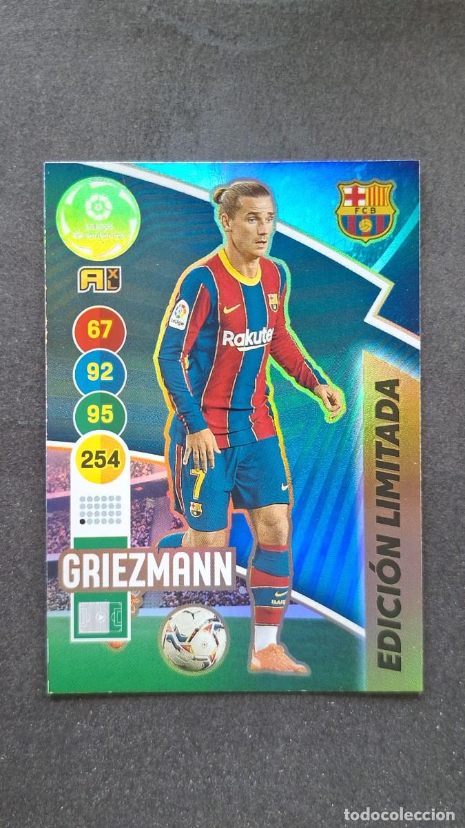 Cromos de f&uacute;tbol: L1 GRIEZMANN F. C. BARCELONA EDICION LIMITADA FIRMADA PANINI ADRENALYN XL 2020 2021 20 21