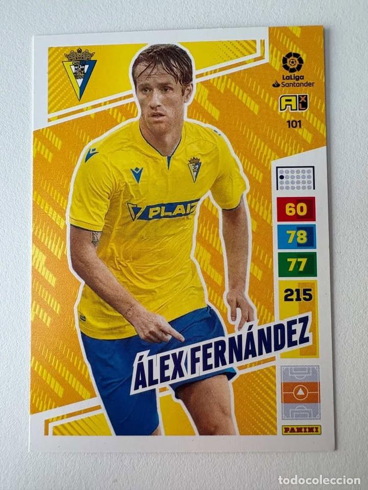 Cromos de f&uacute;tbol: &Aacute;lex Fern&aacute;ndez C&aacute;diz 101 Adrenalyn 2022-23